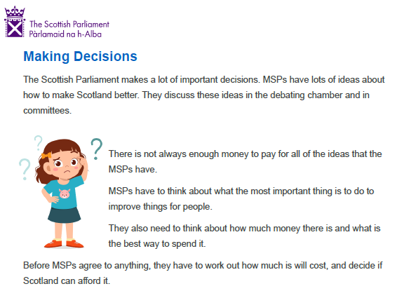 CfE Levels 1 & 2 Introduction to Democracy activities - Representation and Decision Making