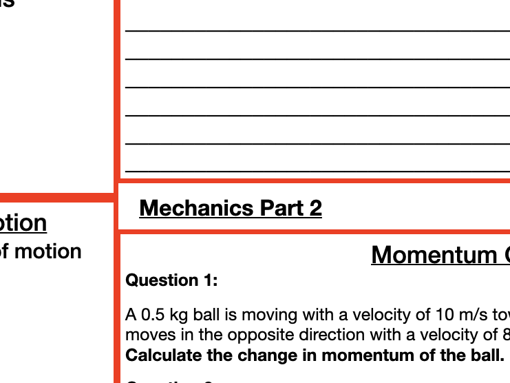 AQA Alevel Physics Mechanics part 2