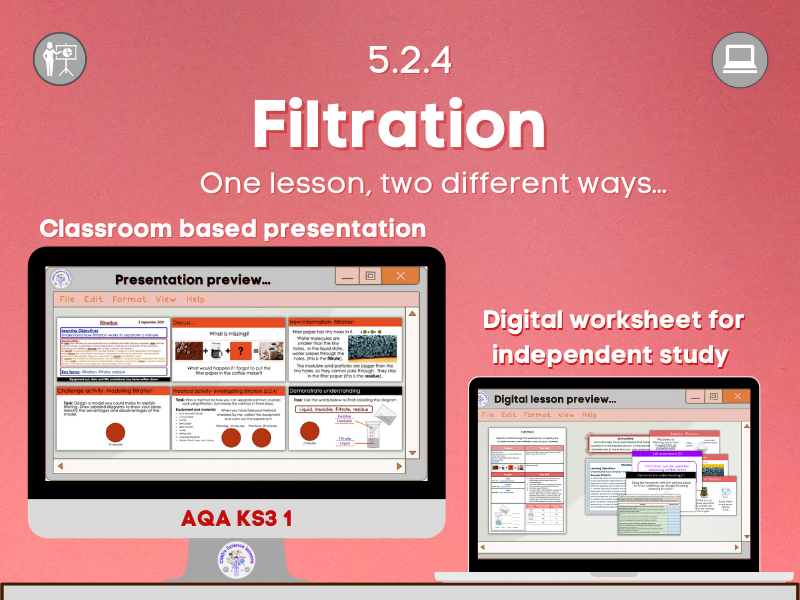 Filtration Lesson bundle Teaching Resources