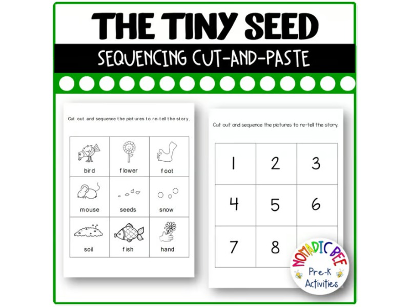 The Tiny Seed Activities - Sequencing