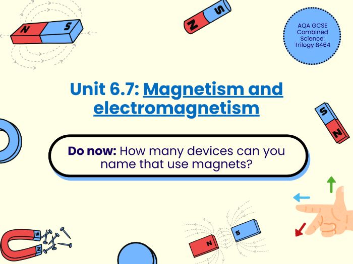 AQA GCSE Trilogy physics- Magnetism & Electromagnetism