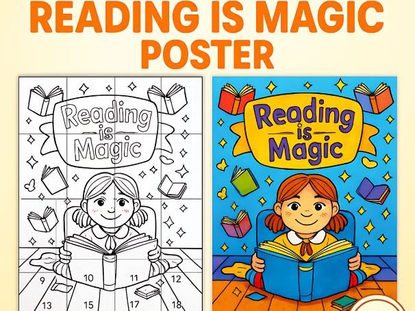 Reading is Magic – Collaborative Poster
