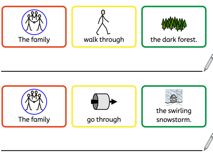 We're going on a bear hunt- Colour semantics.
