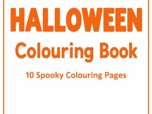 Halloween Colouring Book| 10 Printable Spooky Colouring Pages  Pumpkins, Witches, Ghosts & More