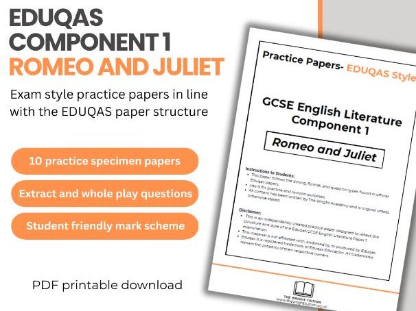 Eduqas: Romeo and Juliet Practice Papers