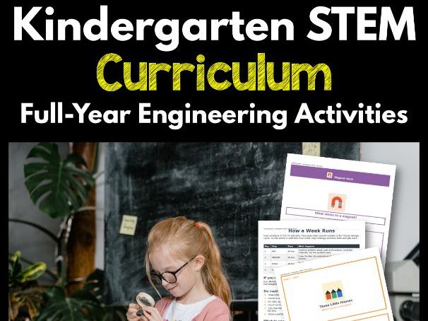 Kindergarten STEM Curriculum | Full-Year Engineering Activities