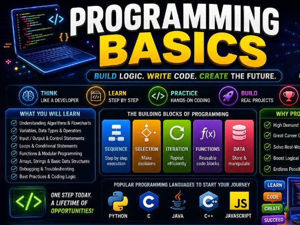 Programming Basics | CS PPT +Worksheets +Activity + Mcq Quiz + Answers_Marking Scheme