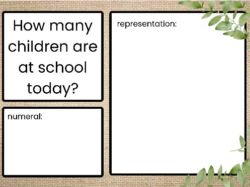Reception Check In Station | EYFS Maths