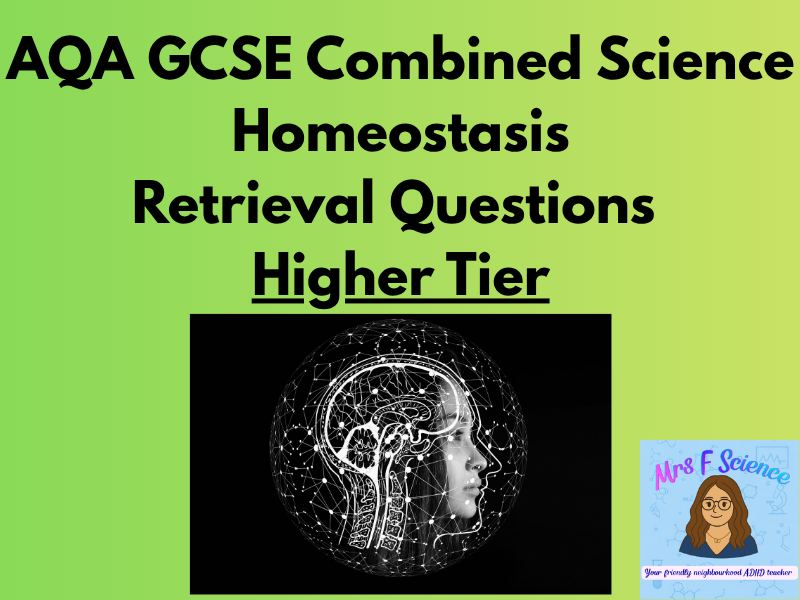 AQA GCSE Combined Science Homeostasis Retrieval Questions | Higher
