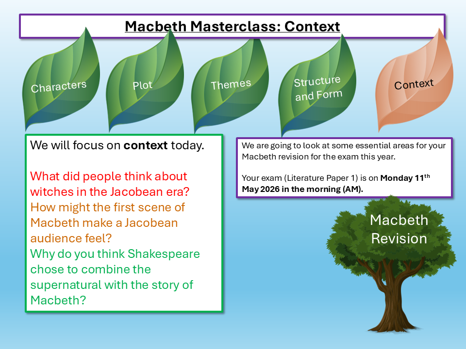 Macbeth Revision 2026
