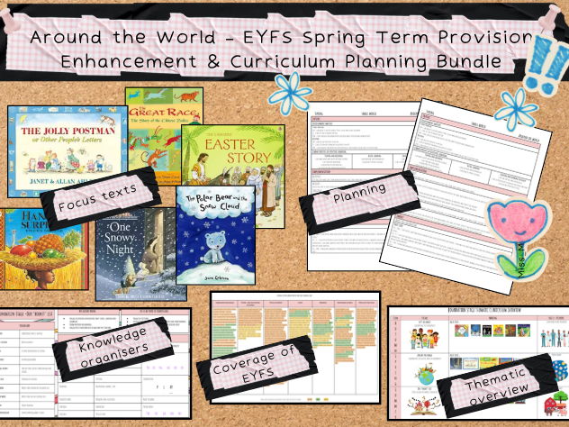 Around the World – EYFS Spring Term Provision Enhancement & Curriculum Planning Bundle