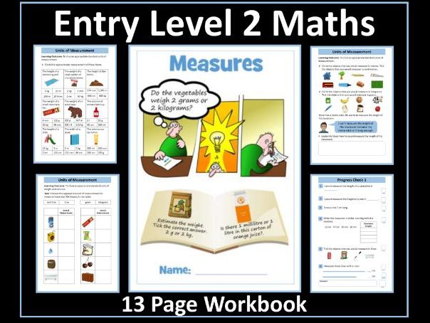 Measure - AQA Entry Level 2 Maths Workbook
