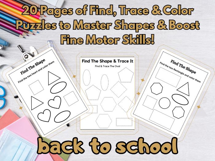 Shape Detectives : The Ultimate 2-in-1 Activity Bundle