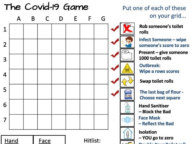 The covid 19 pirate game