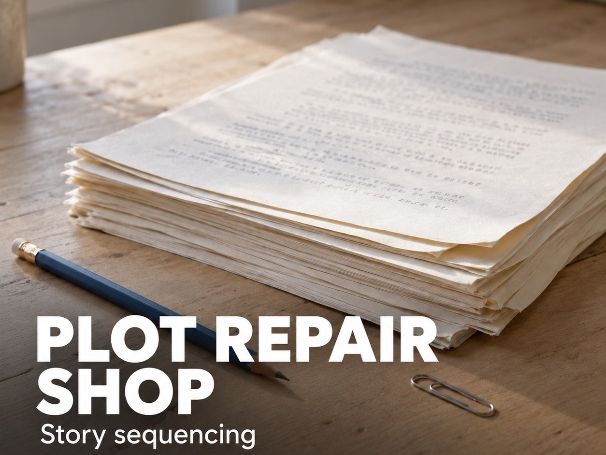 Plot Repair Shop: KS3 Story Sequencing and Cause and Effect Game
