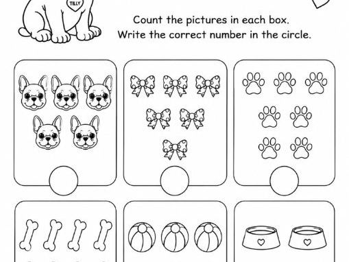 FREE Count and Write Worksheet EYFS KS1