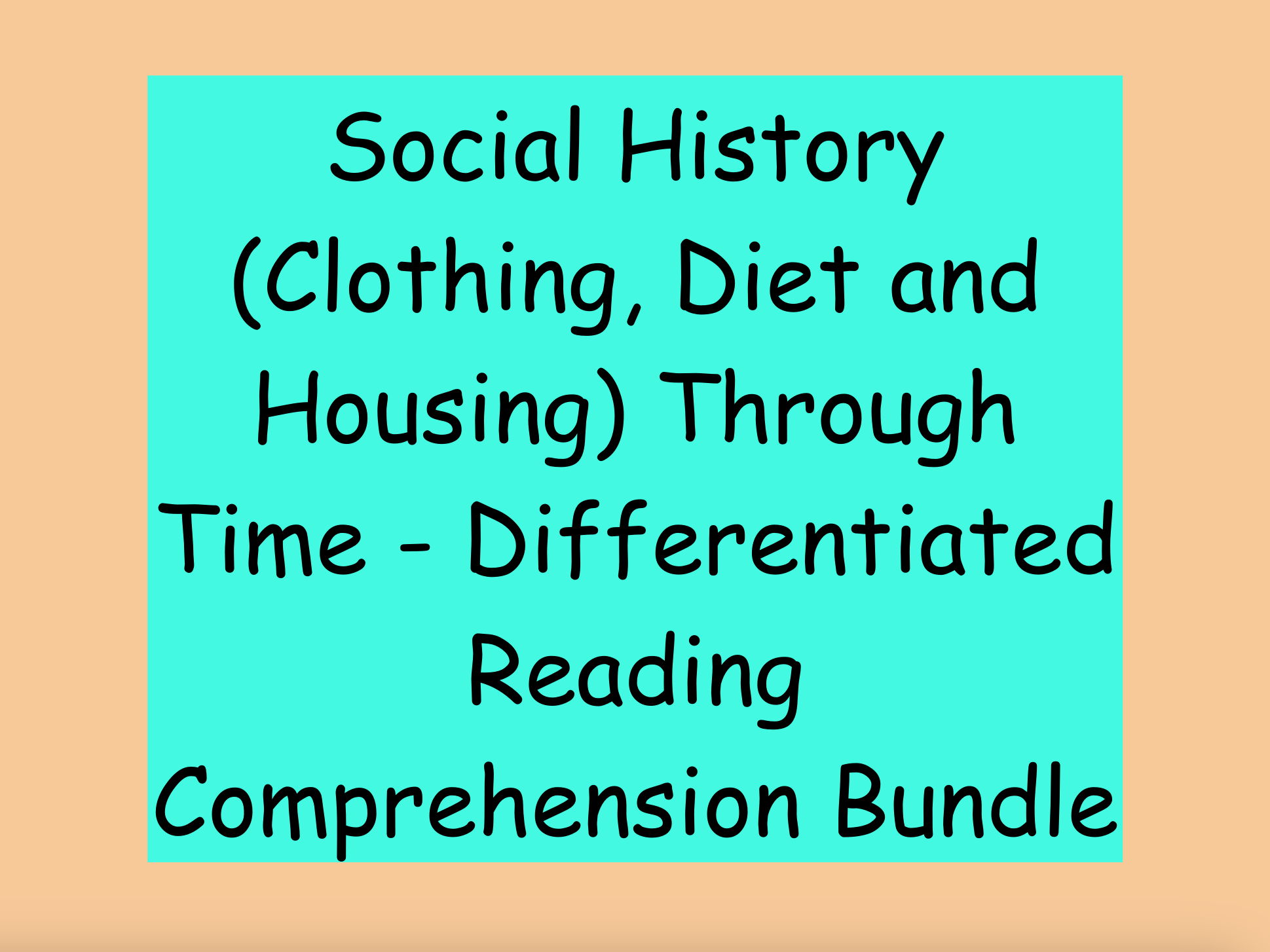 Social History Through Time – Differentiated Reading Comprehension Bundle (KS2)