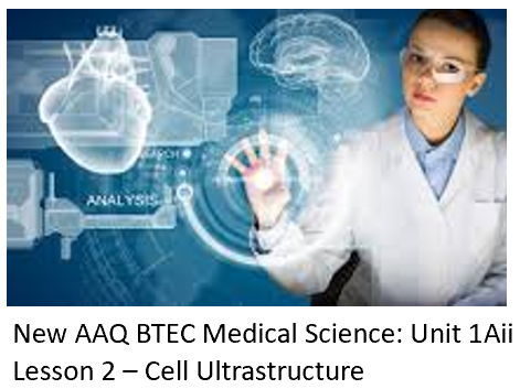 NEW: AAQ BTEC Medical Science Unit 1A Cells - Lesson 2 Cell Ultrastructure