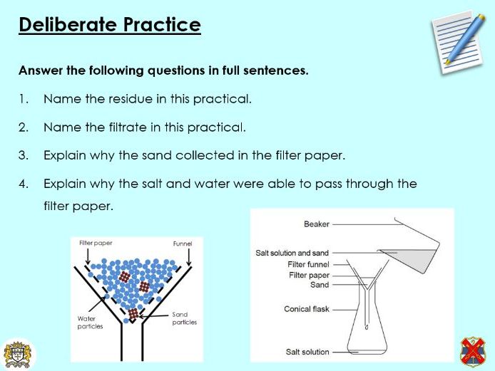 Filtration - KS3 Activate lesson
