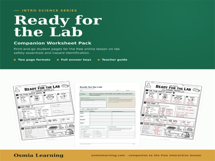 Ready for the Lab: Safety Companion Pack