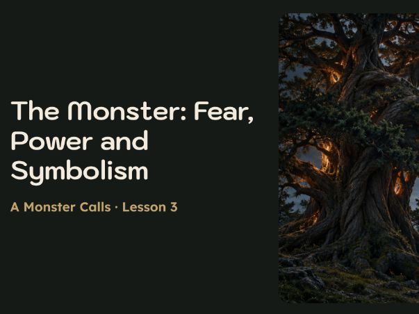 A Monster Calls – Lesson 3 | The Monster: Fear, Power & Symbolism | KS3 English