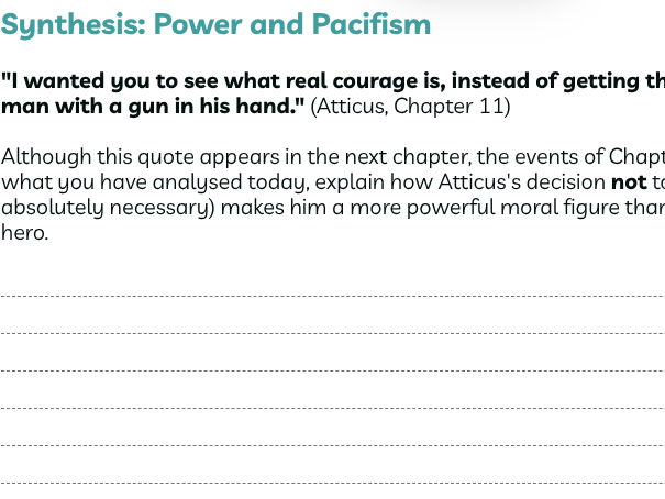 To Kill a Mockingbird - Chapter 10