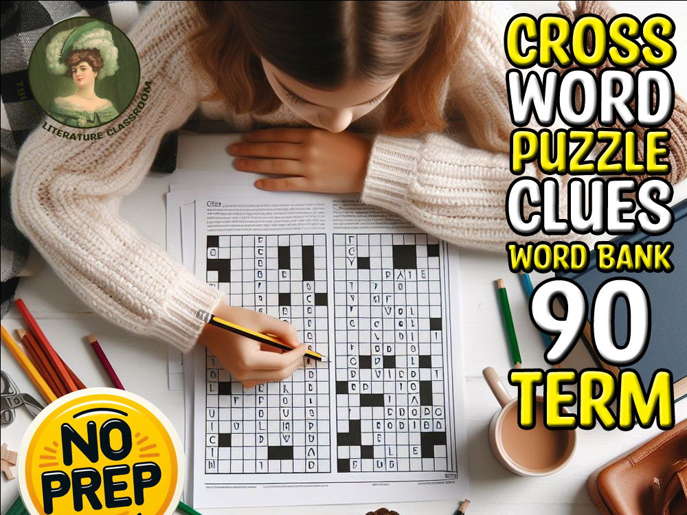 Informational Text #1-6 ELA Vocabulary Crossword Puzzle