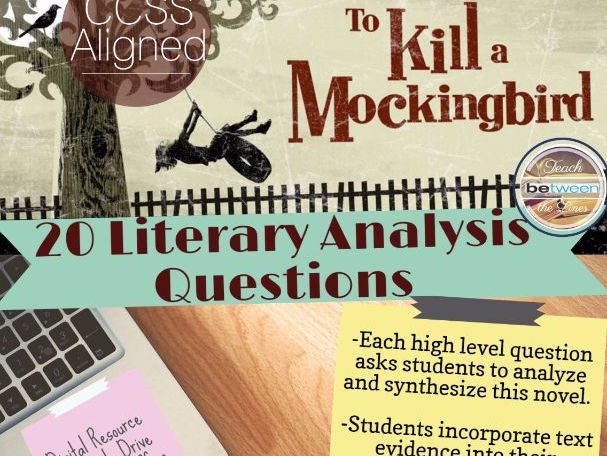 To Kill a Mockingbird - 20 Literary Analysis Questions!