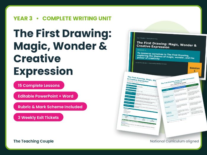 The First Drawing: Magic, Wonder & Creative Expression | Year 3 English Unit