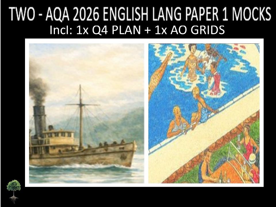 TWO - AQA PAPER 1 | 2026 FULL MOCKS | Q4 PLAN | AO GRIDS