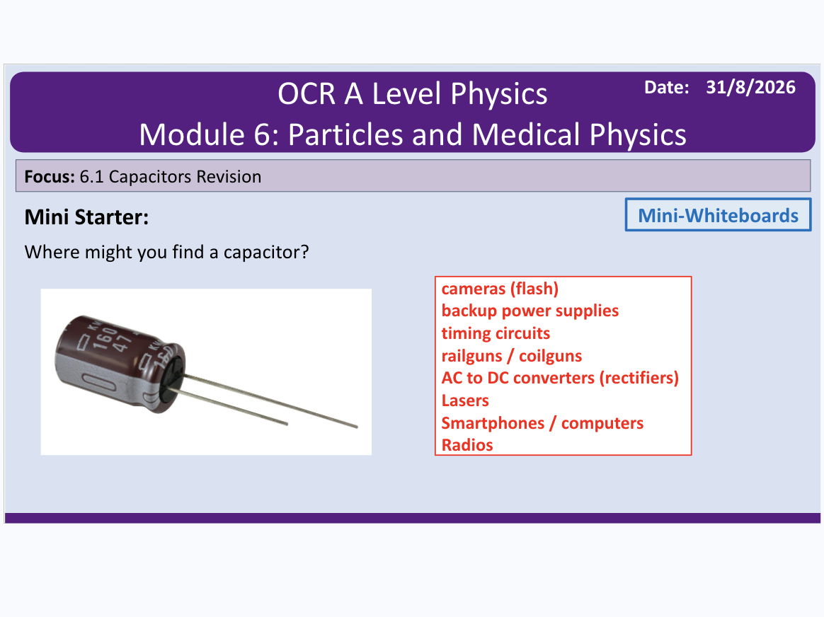 OCR A Level Physics All Paper 2 Revision Lessons