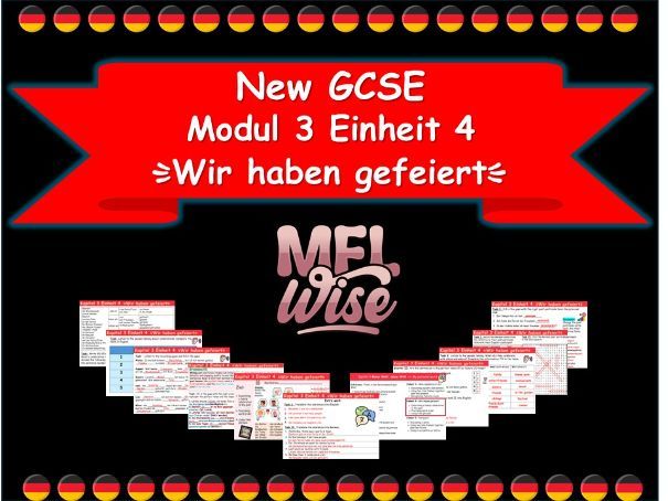 Module 3 Unit 4 New GCSE German Edexcel