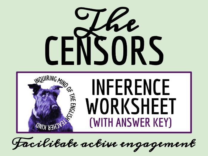 "The Censors" by Luisa Valenzuela Literary Analysis Worksheet | Satire Activity