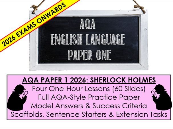 AQA English Language Paper 1 (2026+) | Sherlock Holmes | Q1–Q5