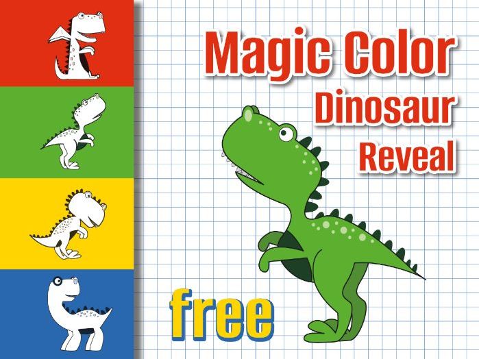 Magic Color Dinosaur Reveal