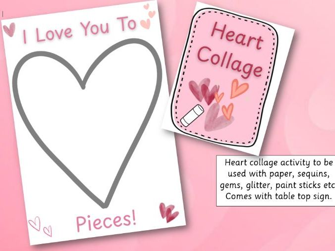 Heart Collage Valentine's Theme