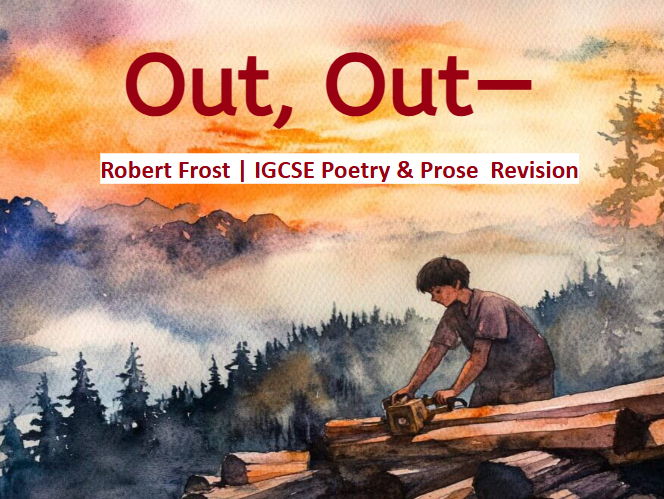 REVISING 'OUT OUT' BY ROBERT FROST