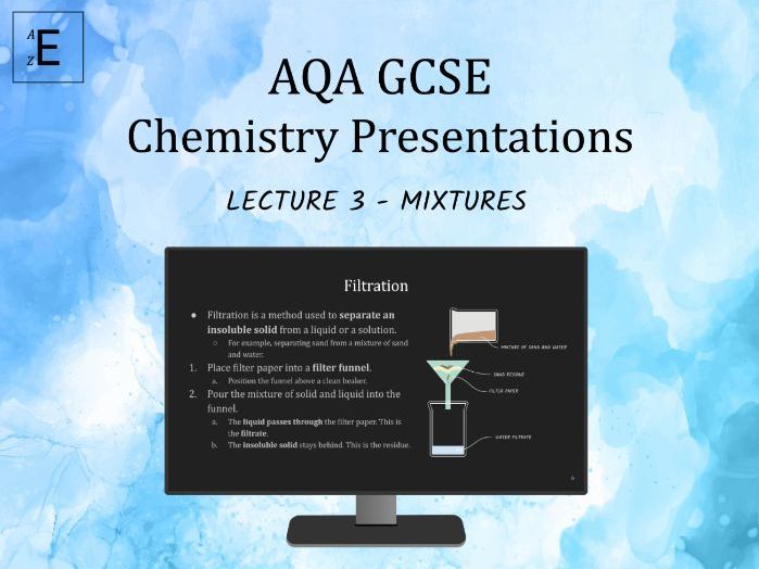 AQA GCSE Chemistry Lecture 3 - Mixtures