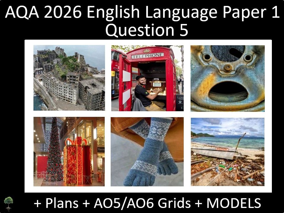 Six Question 5 - AQA 2026 GCSE English Language Paper 1 | Plans, AO Grids, Models