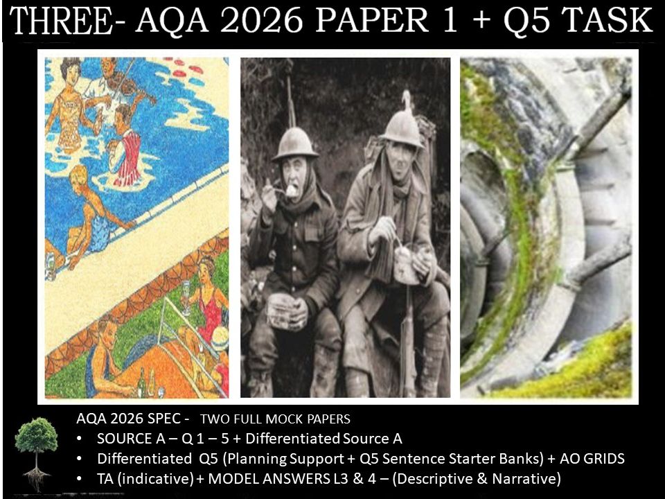 THREE - PAPER 1 | 2026 FULL MOCKS | Q5 TASKS