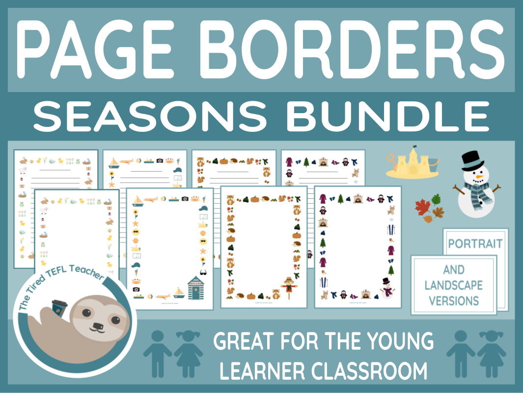 Seasons Page Borders Bundle
