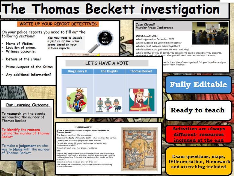 The Murder of Thomas Becket – Who Was to Blame?