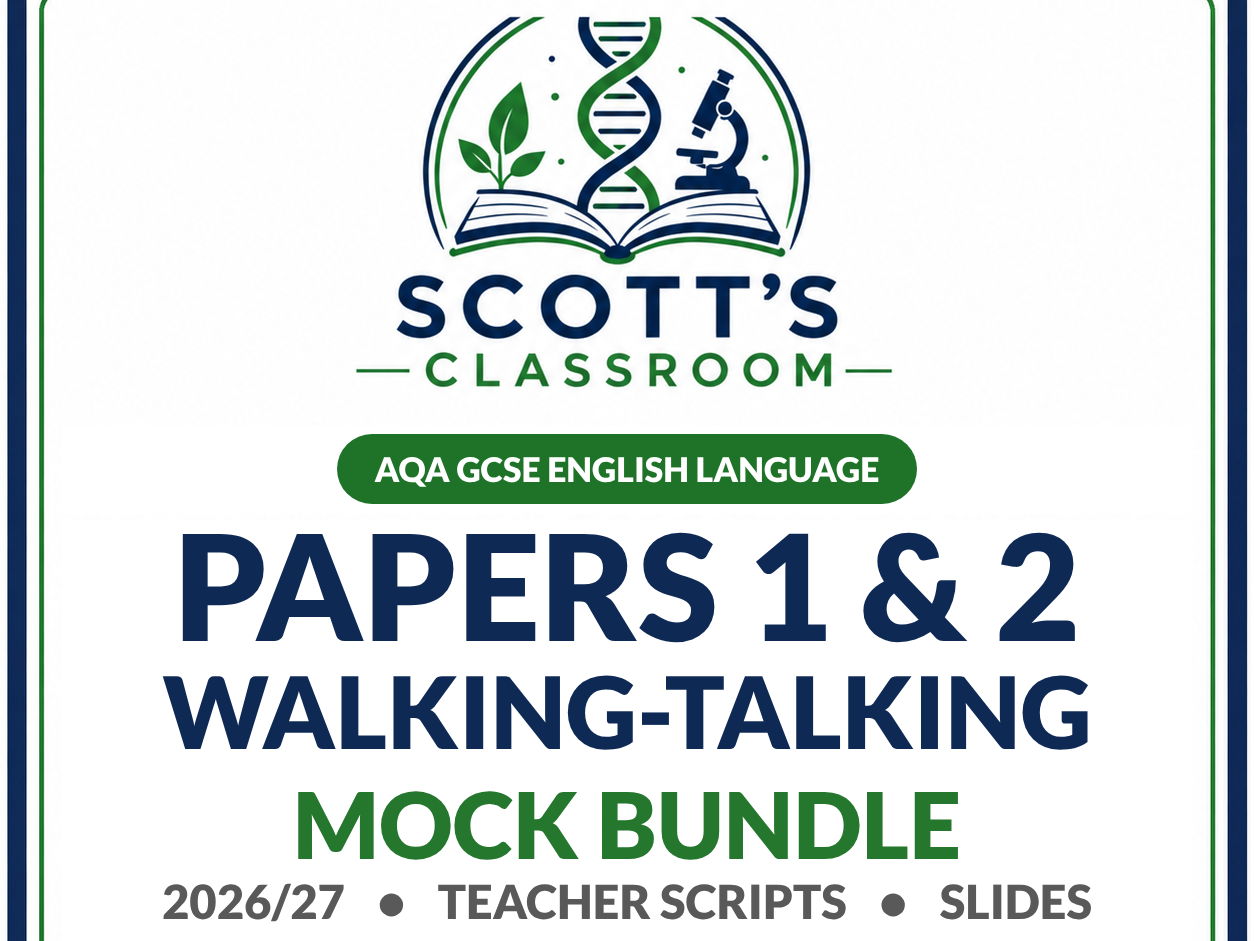 AQA Paper 1 & 2 Walking-Talking Mock Bundle