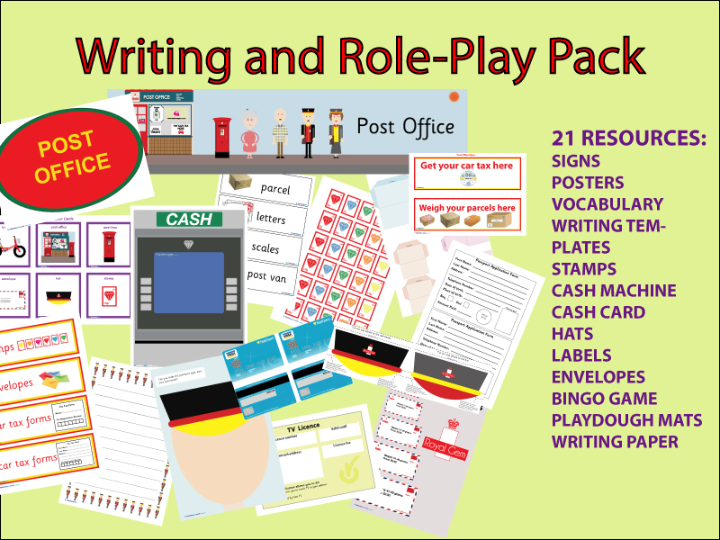 WRITING AND ROLEPLAY POST OFFICE Teaching Resources
