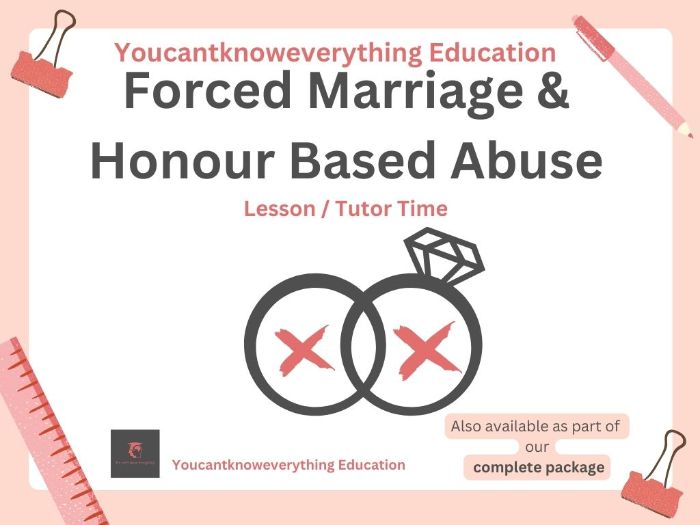 Forced Marriage / Honour Based Abuse