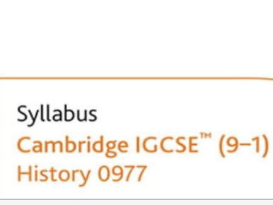 2025 Cambridge IGCSE History Paper 4 Alternative to Coursework - Questions, Mark Scheme