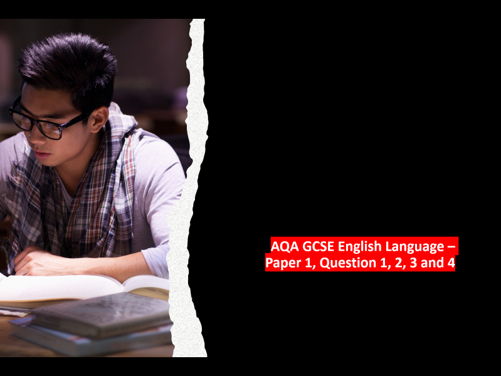 AQA GCSE English Language Paper 1: Q1–Q4 Complete Lesson Pack — Extract, Model Answers, Worksheets &