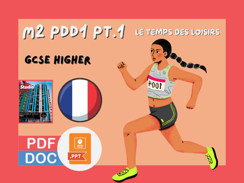 GCSE French - Studio Higher - Module 2 - Point de depart 1 - Part 1