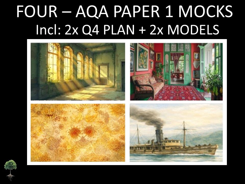 FOUR- AQA PAPER 1 | 2026 FULL MOCKS | Q4 PLAN | MODELS