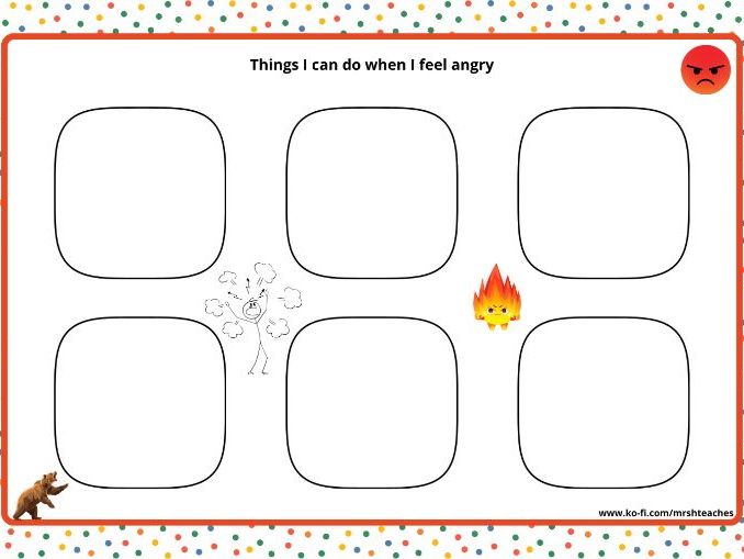Emotional Regulation Worksheets